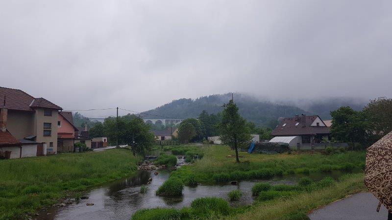 soutok Libochovky a Bobrůvky, dále řeka Loučka