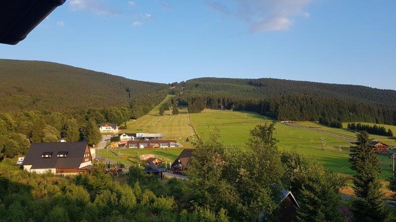 pohled z balkónu